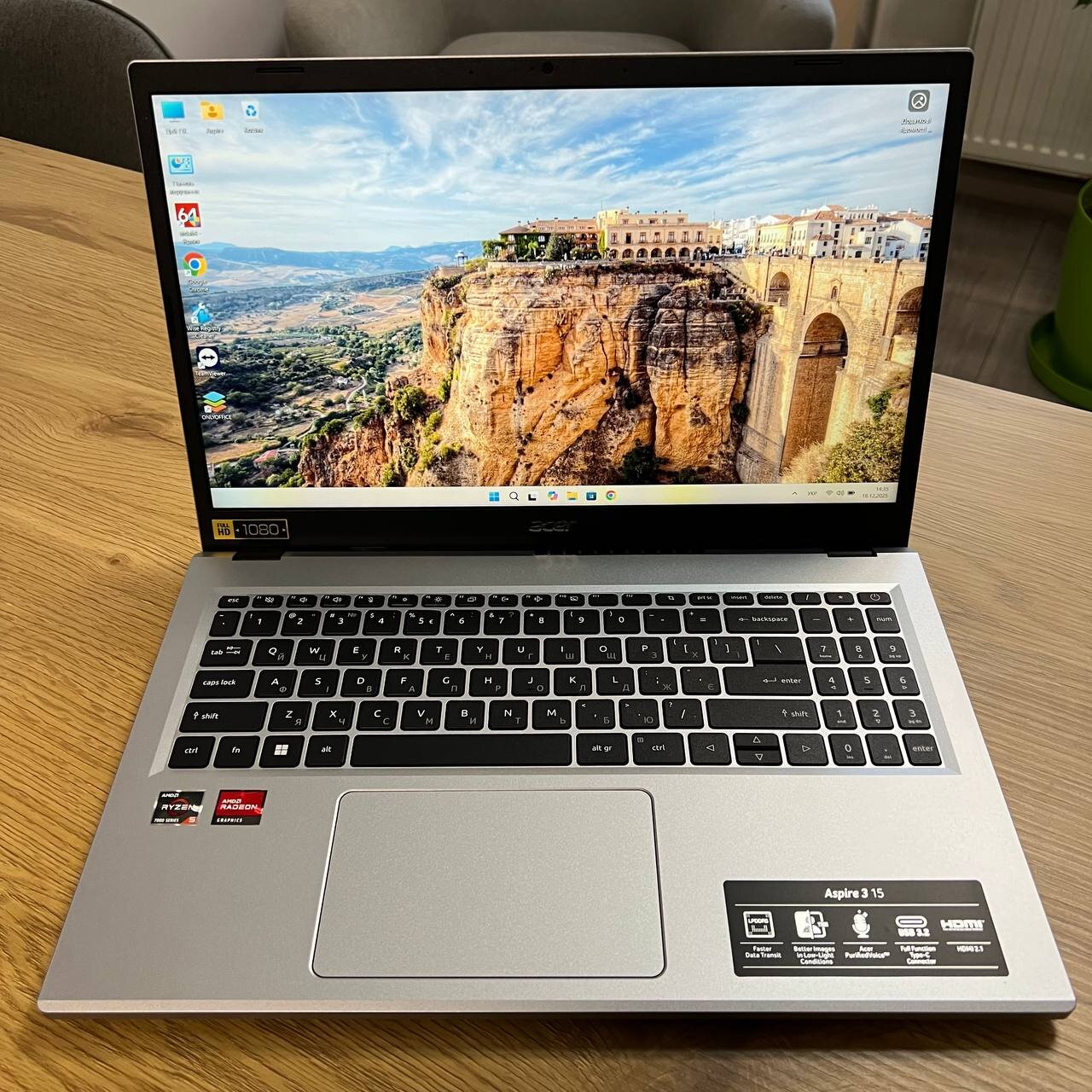 Acer Aspire 3 Ryzen 5 7520U/16Gb/1Tb SSD/Win11 (вживаний)