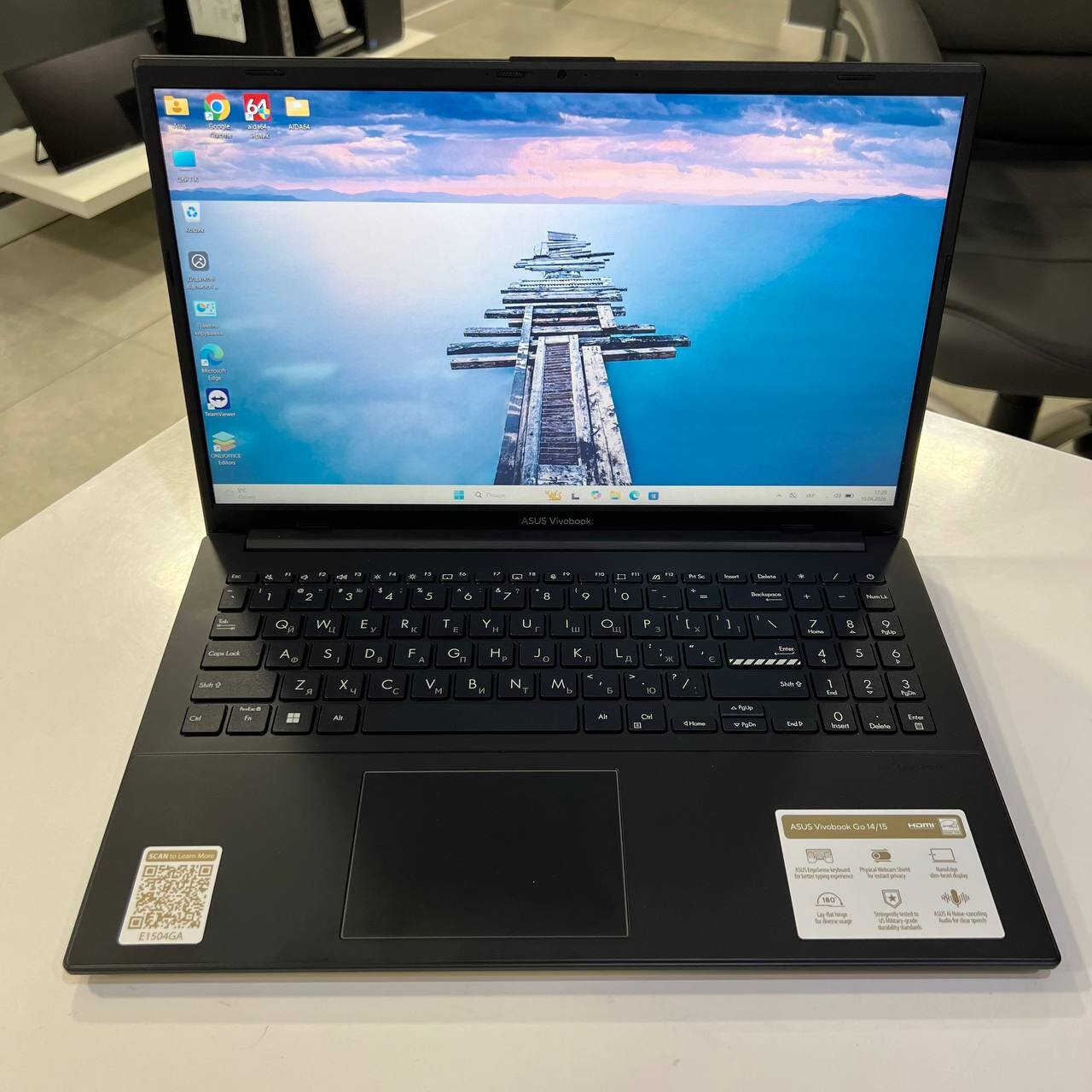 Asus VivoBook Go Intel Core i3-N305/8Gb/256Gb SSD/Win11 (вживаний)