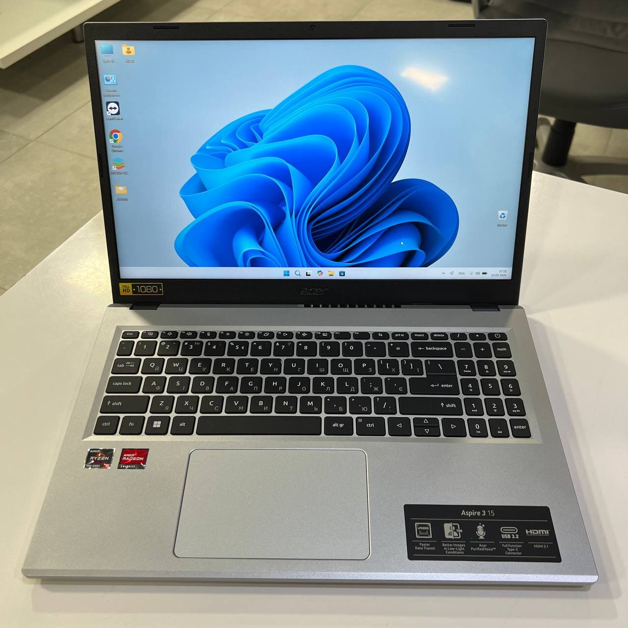 Acer Aspire 3 Ryzen 5 7520U/16Gb/1Tb SSD/Win11 (вживаний)