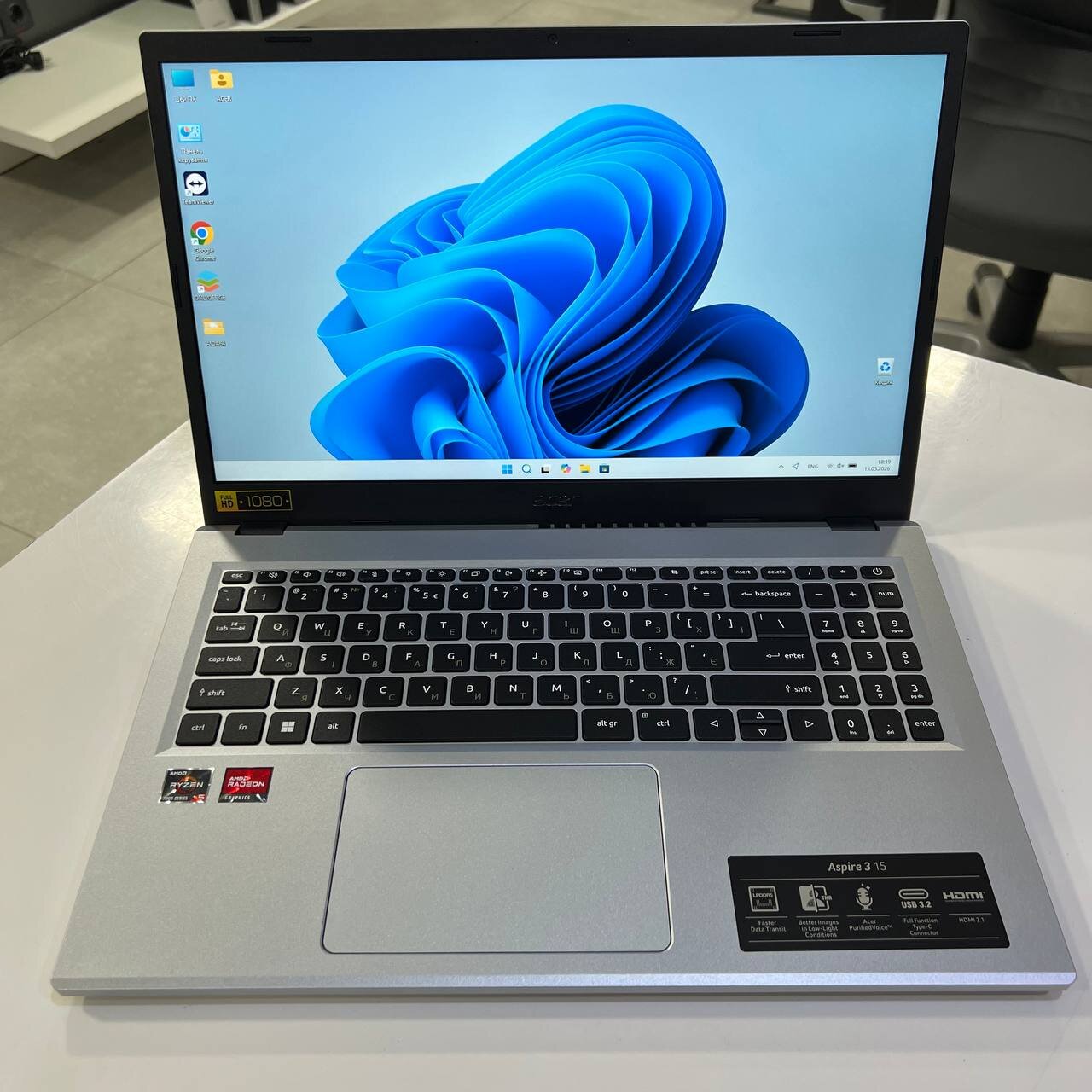 Acer Aspire 3 Ryzen 5 7520U/16Gb/256Gb SSD/Win11 (вживаний)