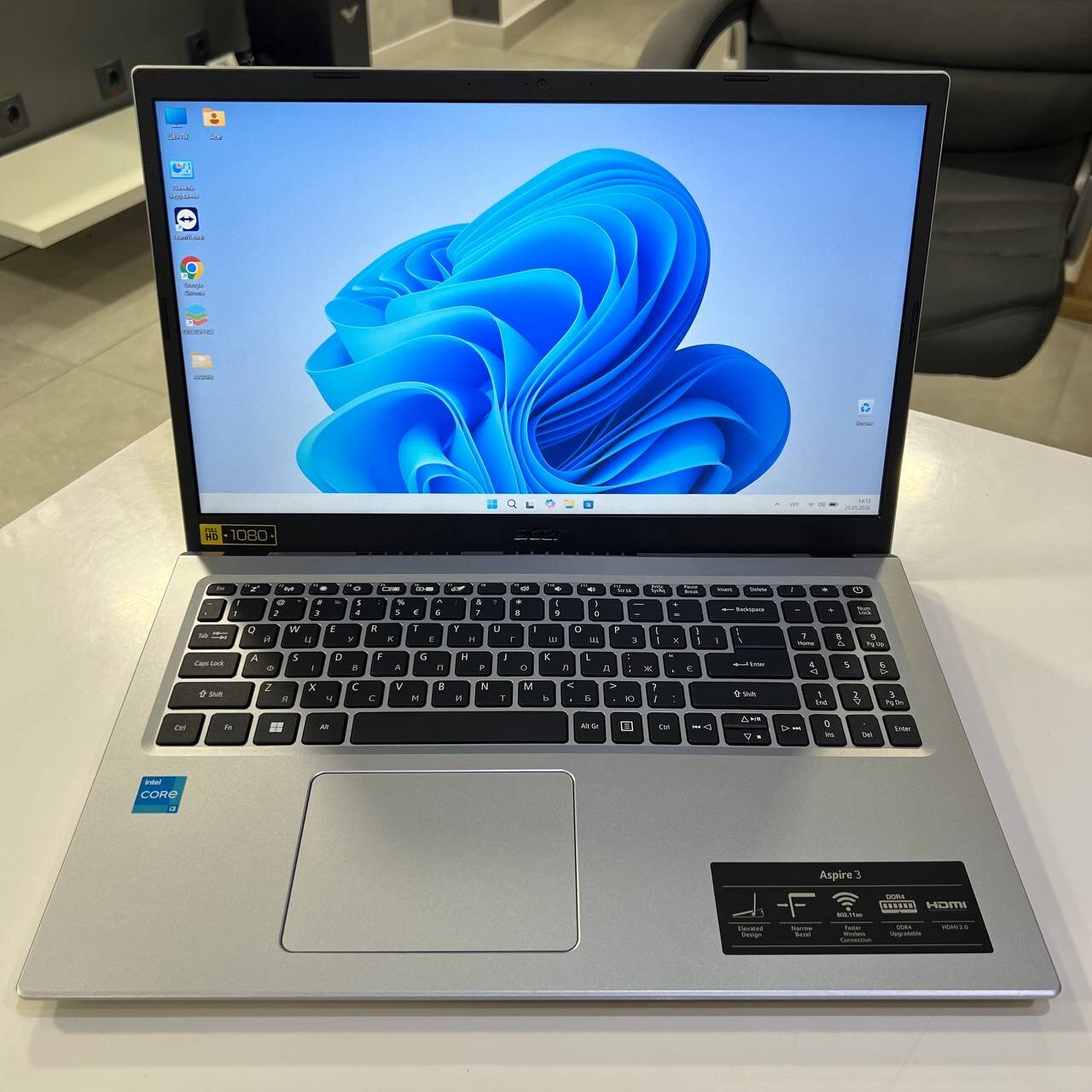 Acer Aspire 3 Intel Core i3-1115G4/8Gb/128Gb SSD+500GB HDD/Win11 (вживаний)