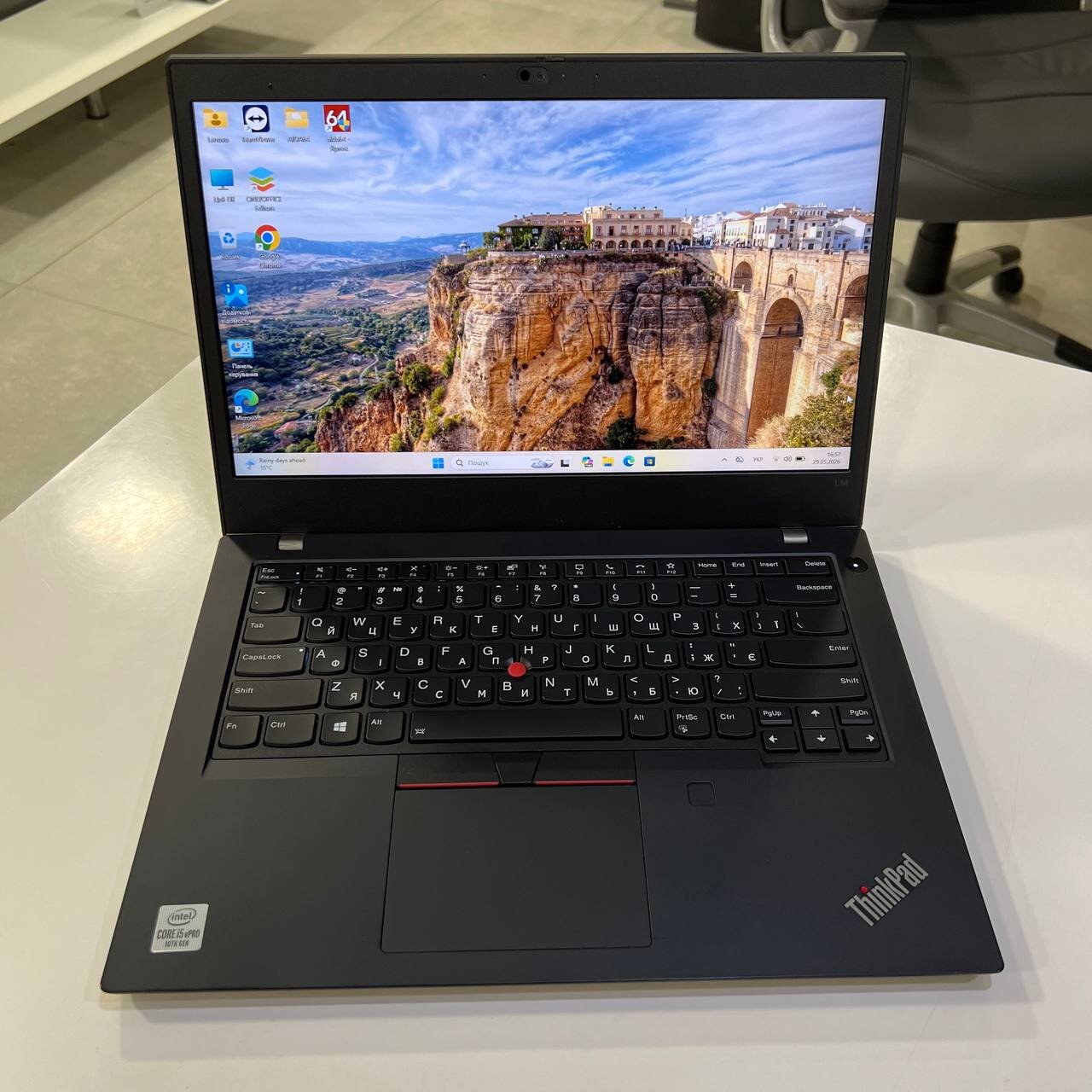 Lenovo ThinkPad L14 Intel Core i5-10310U/16Gb/256Gb SSD/Win11 (вживаний)