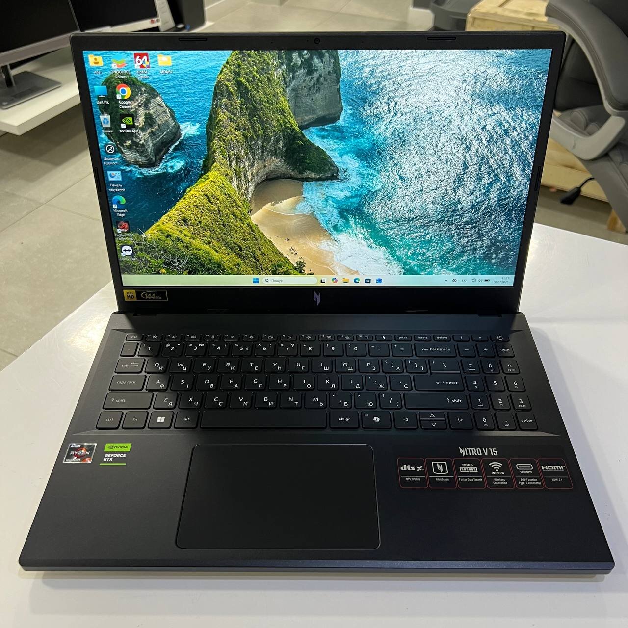 Acer Nitro V 15 Ryzen 5 7535HS/RTX4050 6Gb/16Gb/512Gb SSD/Win11 (вживаний)