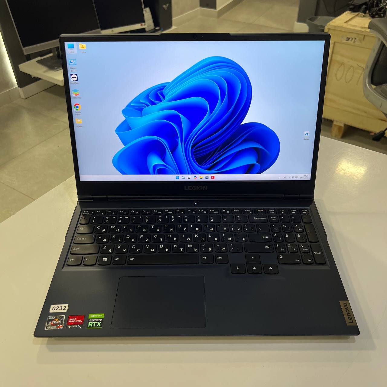 Lenovo Legion 5 Ryzen 7 5800H/RTX3050TI 4Gb/16Gb/512Gb SSD/Win11 (вживаний)
