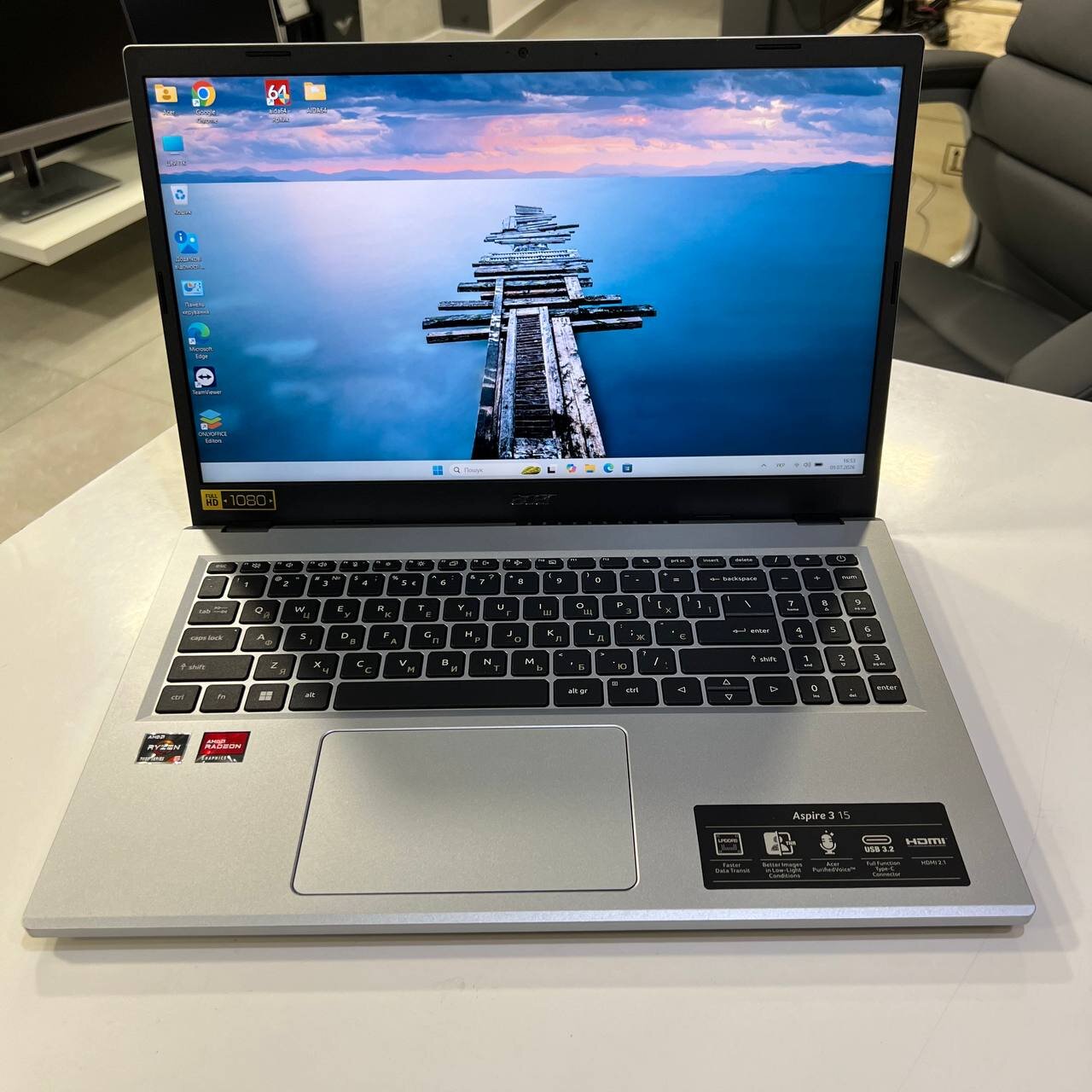 Acer Aspire 3 Ryzen 5 7520U/16Gb/1Tb SSD/Win11 (вживаний)