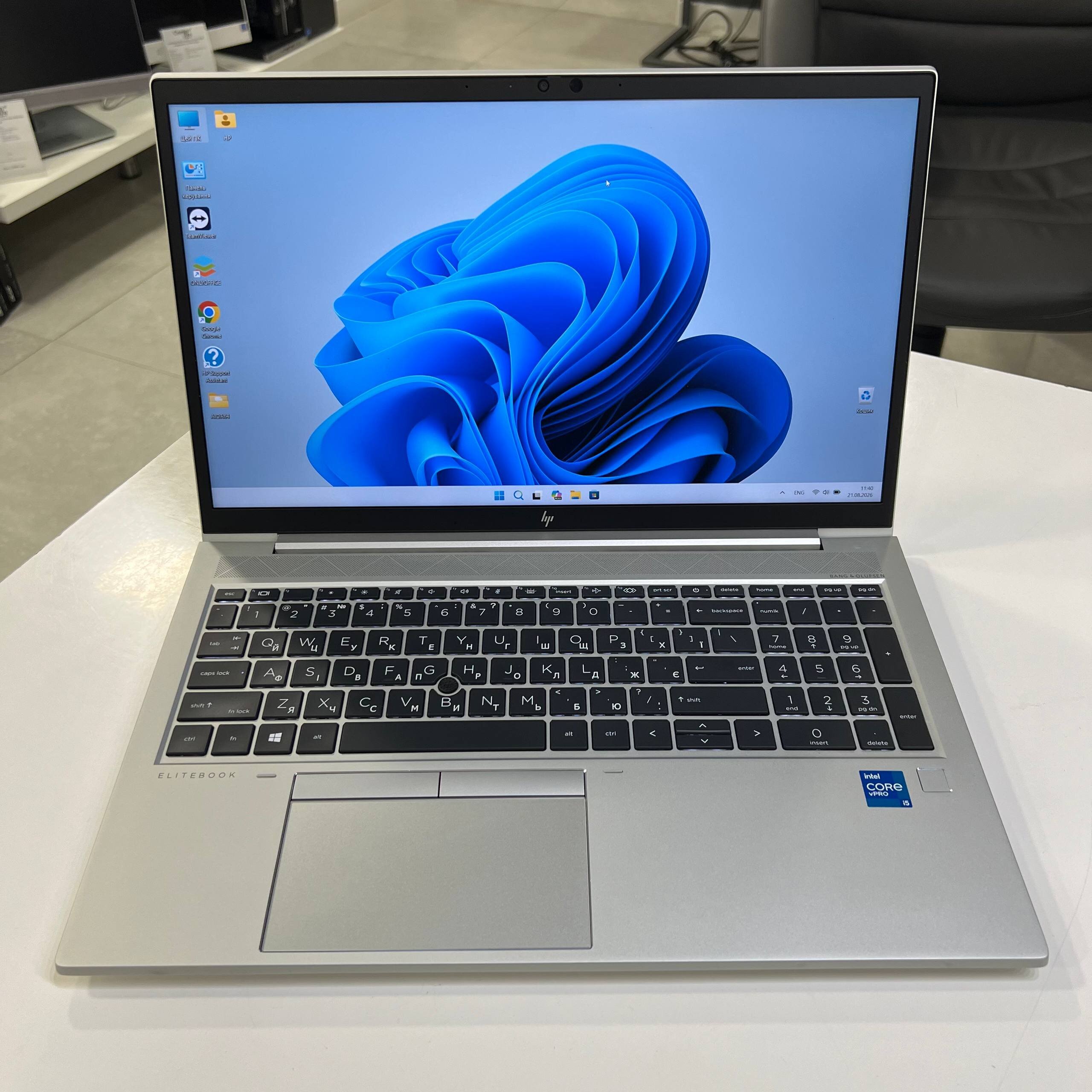 HP ELITEBOOK 850 G8 Intel Core i5-1145G7/16Gb/256Gb SSD/Win11 (вживаний)