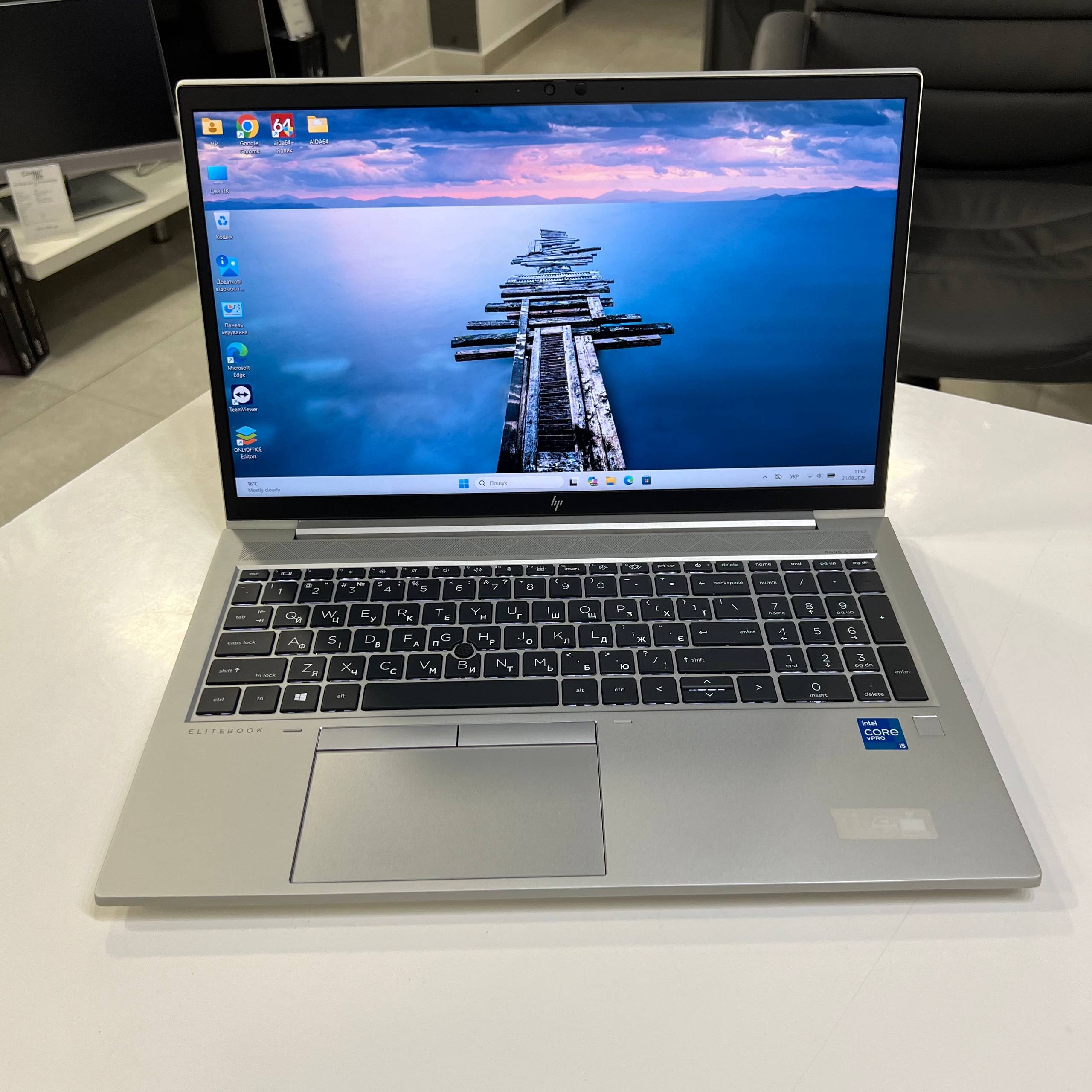 HP ELITEBOOK 850 G8 Intel Core i5-1145G7/16Gb/256Gb SSD/Win11 (вживаний)