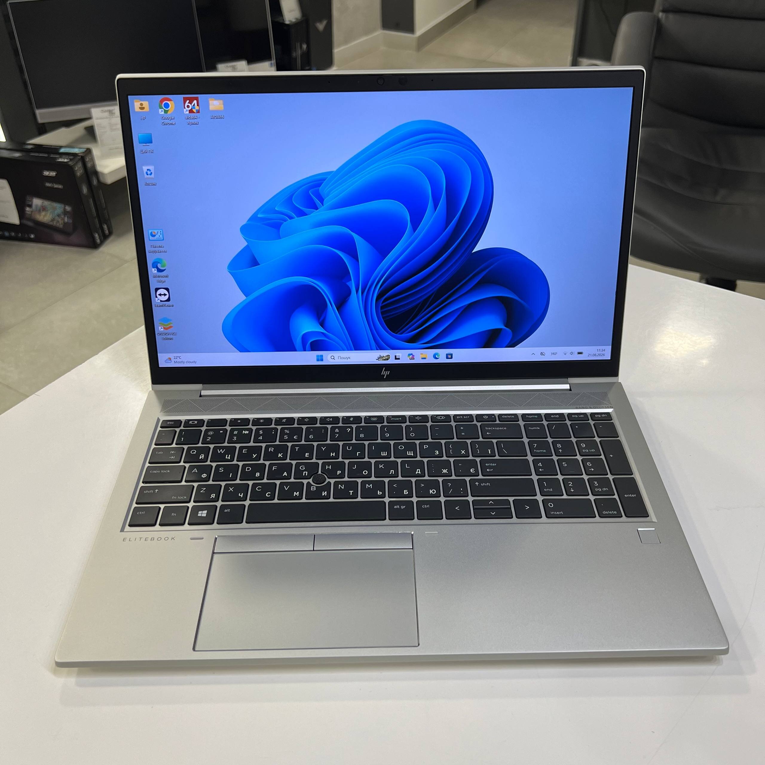 HP ELITEBOOK 850 G7 Intel Core i5-10310U/16Gb/256Gb SSD/Win11 (вживаний)
