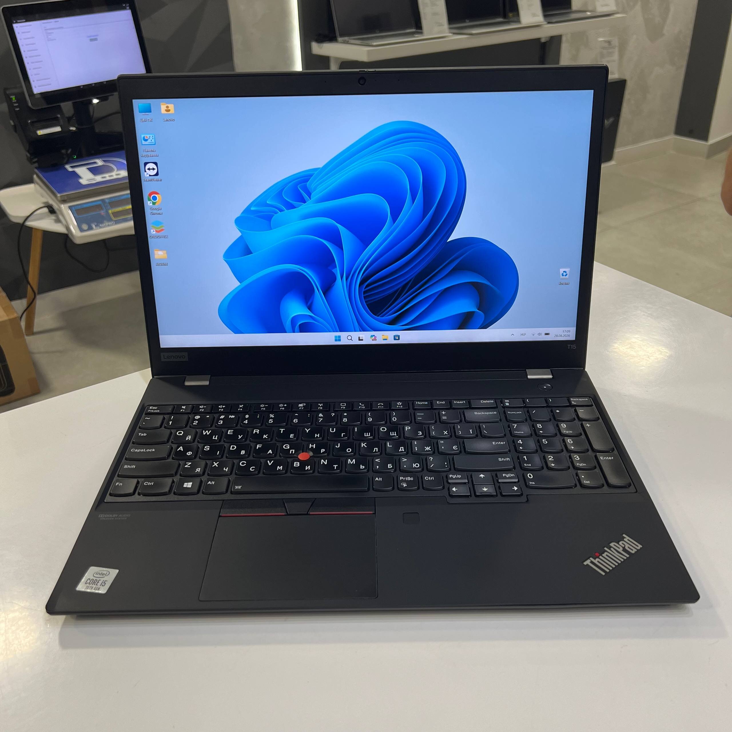 Lenovo ThinkPad T15 Gen 1 Intel Core i5-10210U/16Gb/256Gb SSD/Win11 (вживаний)