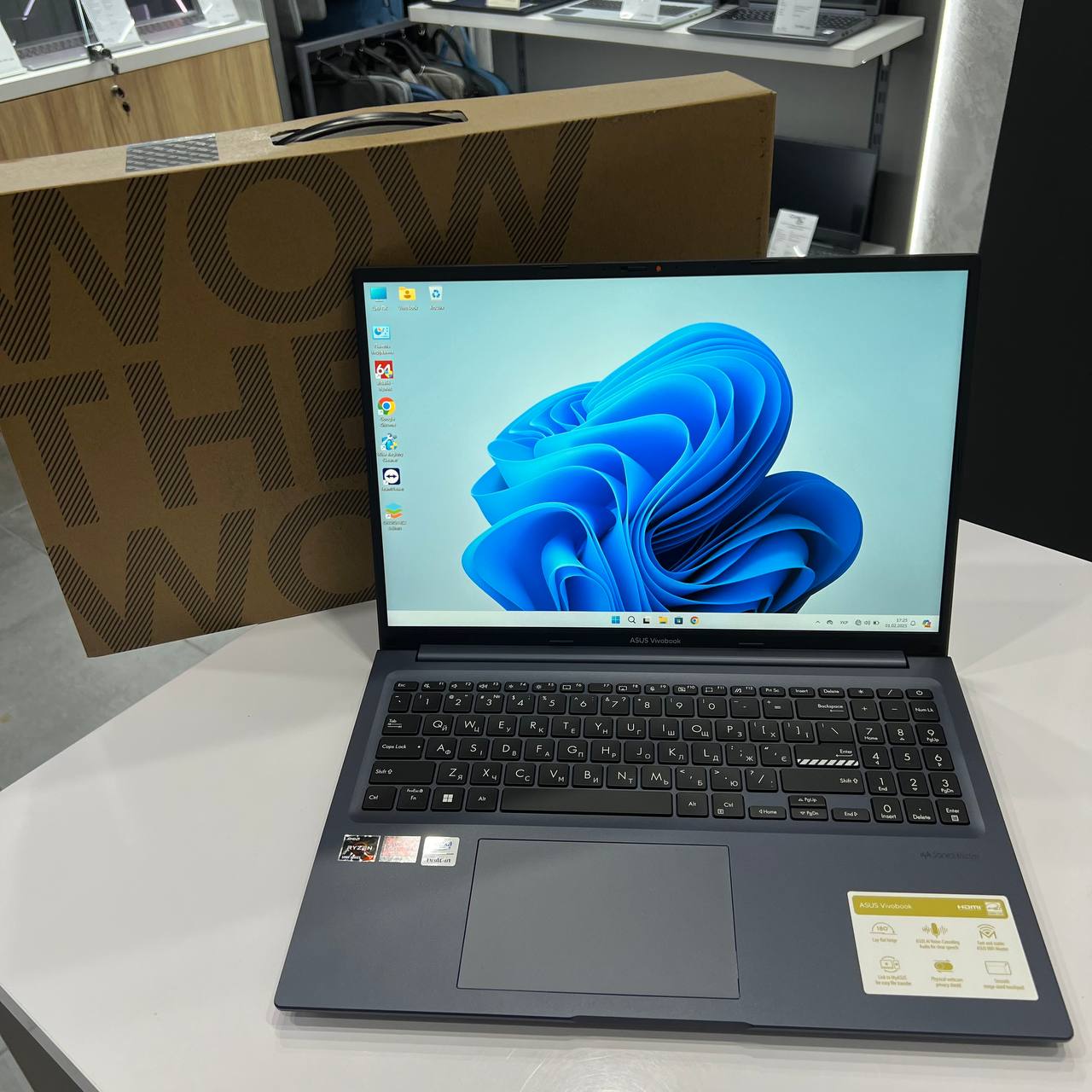 Asus VivoBook 16X Ryzen 7 5800HS/12Gb/512Gb SSD/Win11