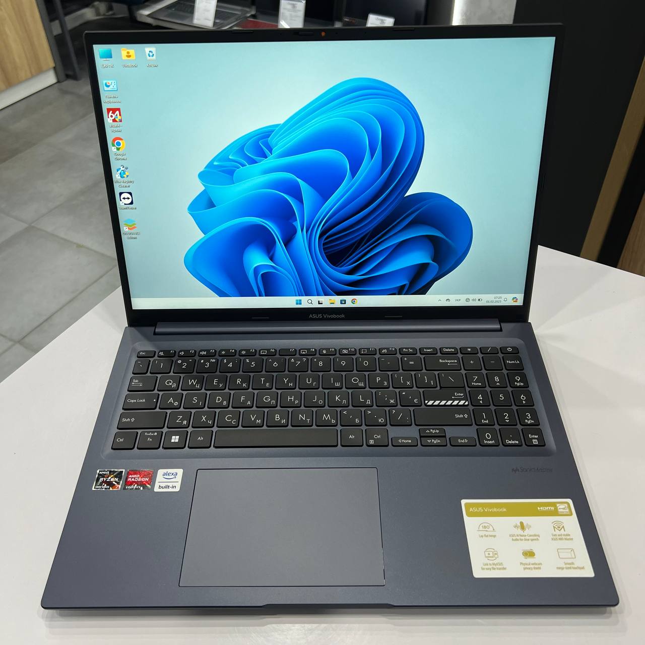 Asus VivoBook 16X Ryzen 7 5800HS/12Gb/512Gb SSD/Win11