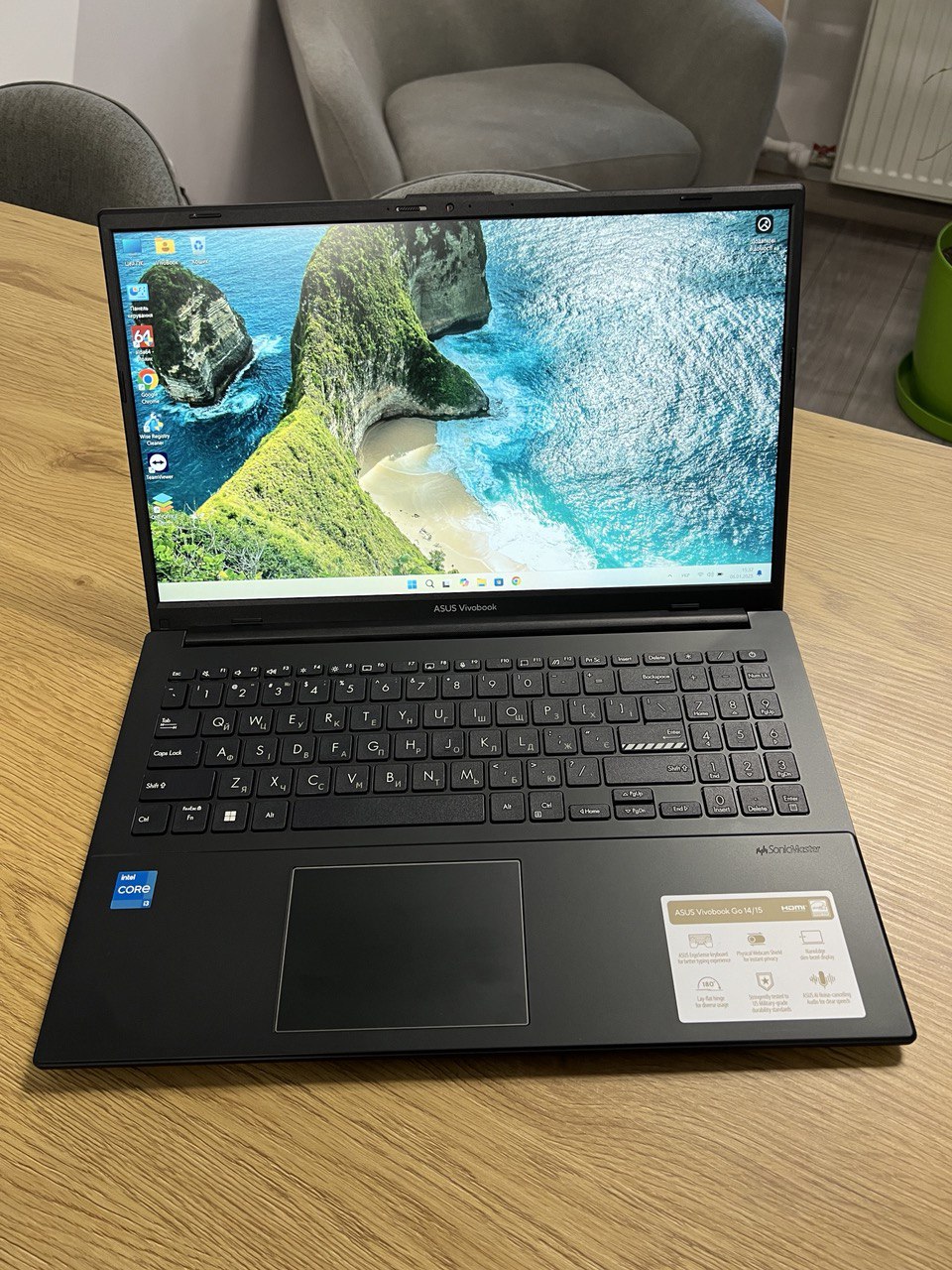 Asus VivoBook Go Intel Core i3-N305/8Gb/256Gb SSD/Win11 (вживаний)