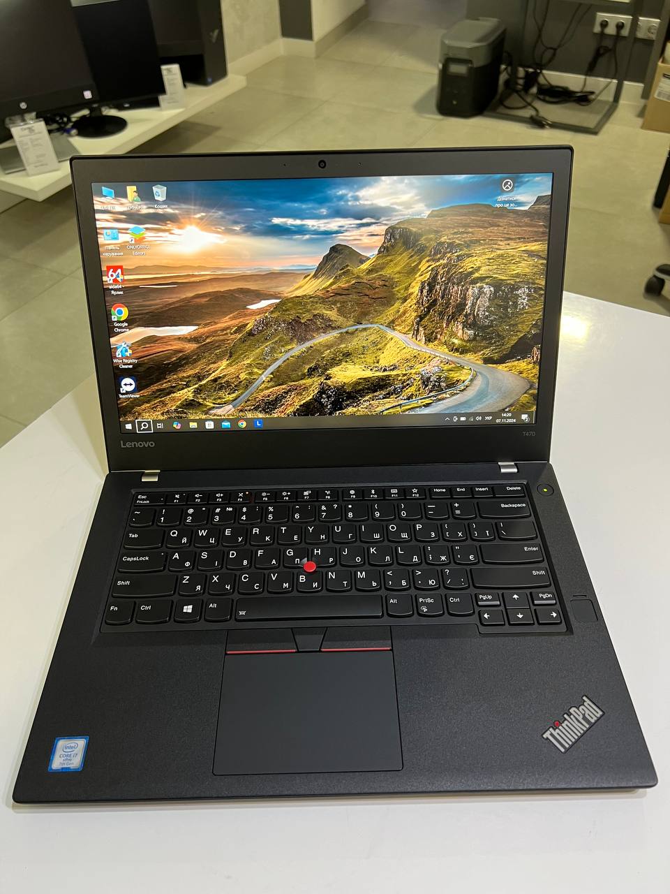 Lenovo ThinkPad T470 Intel Core i7-7600U/16Gb/500Gb SSD/Win10 (вживаний)
