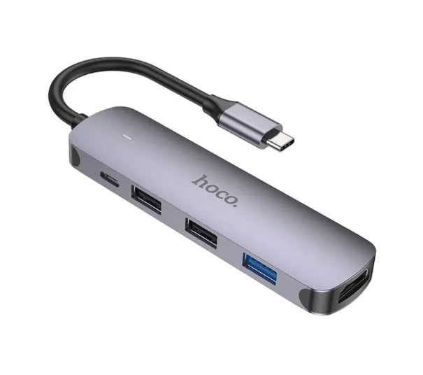 Мультиадаптер хаб Hoco HB27 Type-C 5-in-1
