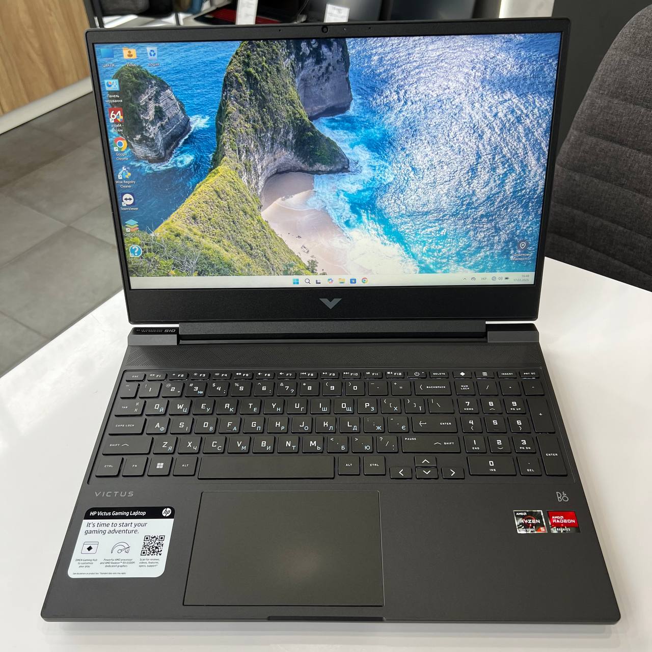 HP Victus 15 Ryzen 5 5600H/RX6550M 4Gb/16Gb/512Gb SSD/Win11 (вживаний)