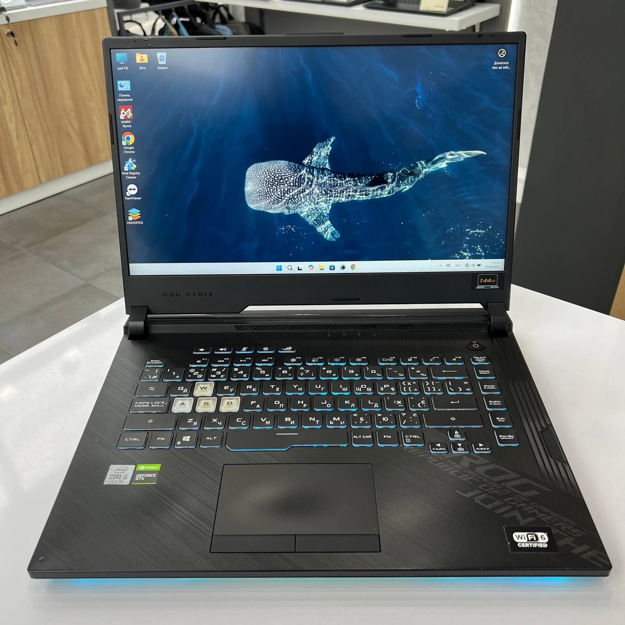 ASUS ROG Strix Intel Core I5-10300H/GTX1650TI 4Gb/16Gb/512Gb SSD/Win11 (вживаний)