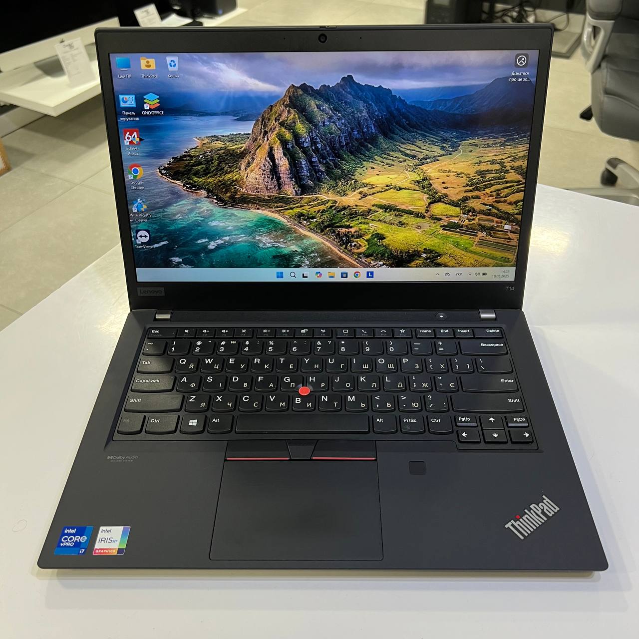 Lenovo ThinkPad T14 Gen 2 Intel Core i7-1185G7/16Gb/512Gb SSD/Win11 (вживаний)