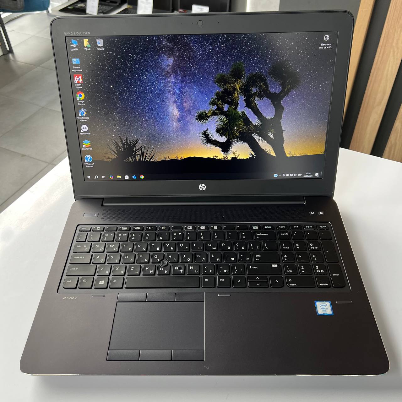 HP Zbook G3 Intel Core i7-6820HQ/M1000M 2Gb/16Gb/256Gb SSD/Win10 (вживаний)