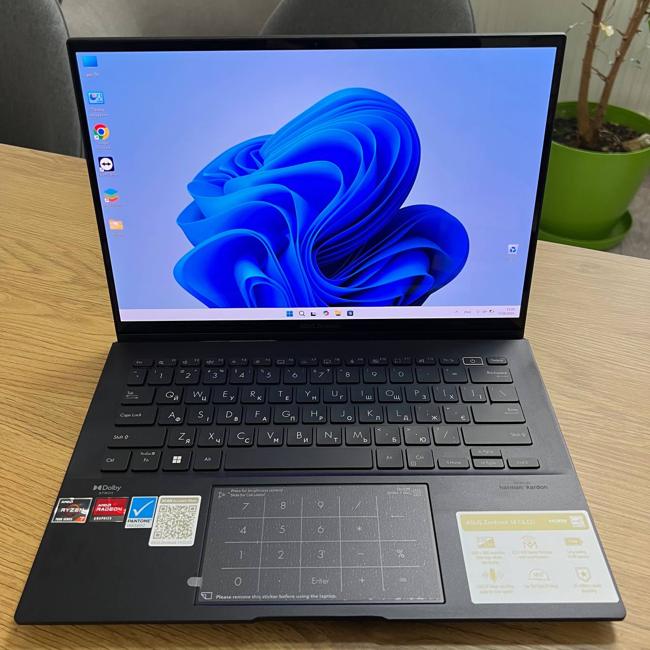 ASUS ZenBook 14 Ryzen 7 7730U/16Gb/512Gb SSD/Win11 (вживаний)