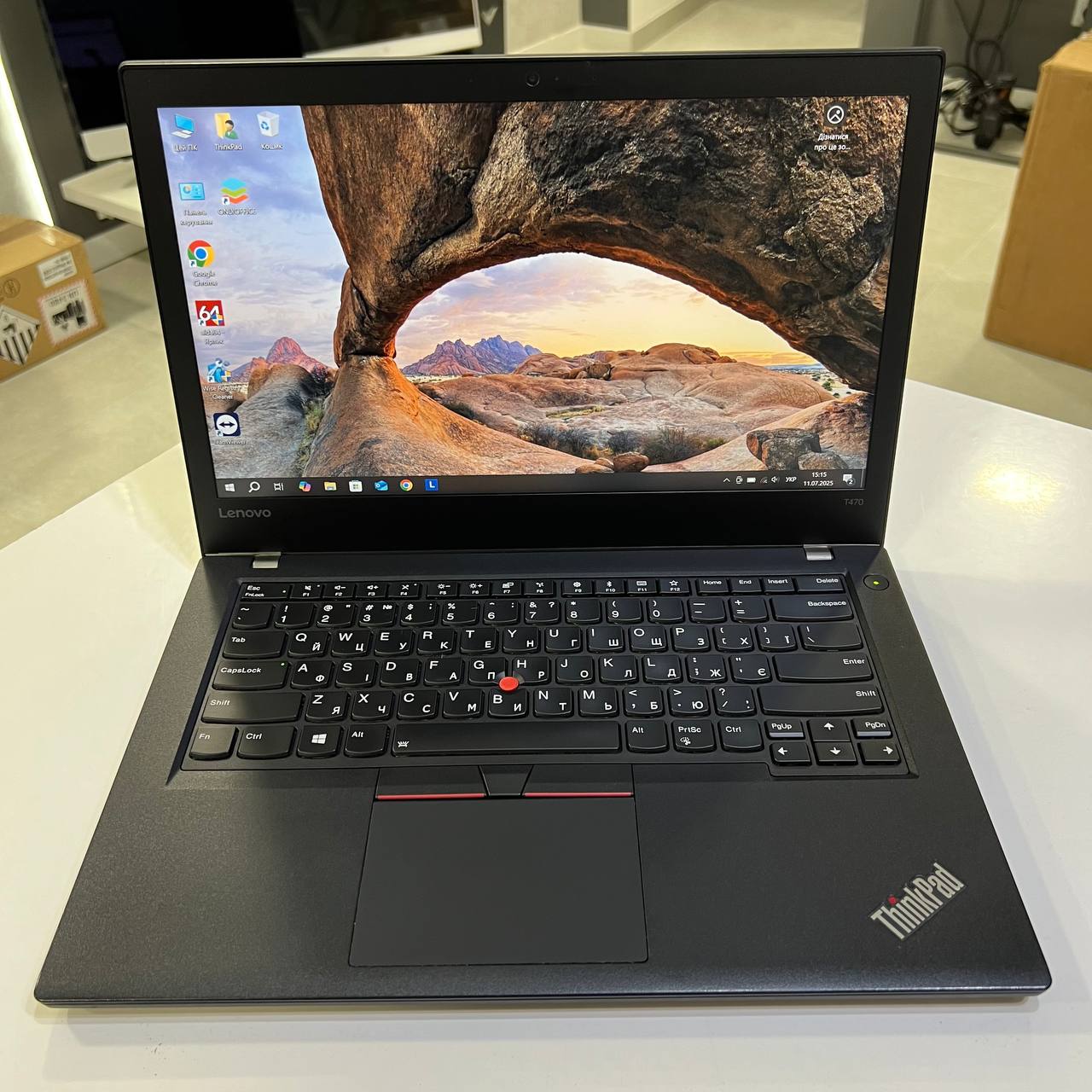 Lenovo ThinkPad T470 Intel Core i7-7600U/16Gb/512Gb SSD/Win10 (вживаний)