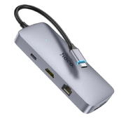 Мультиадаптер хаб Hoco HB32 Type-C 8-in-1