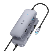 Мультиадаптер хаб Hoco HB32 Type-C 8-in-1