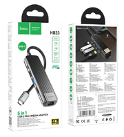 Мультиадаптер хаб Hoco HB23 Type-C 5-in-1