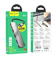 Мультиадаптер хаб Hoco HB27 Type-C 5-in-1