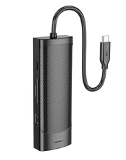 Мультиадаптер хаб Hoco HB44 Type-C 8-in-1