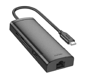 Мультиадаптер хаб Hoco HB44 Type-C 8-in-1