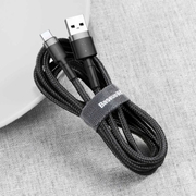 Кабель Baseus Cafule Cable USB For Type-C 3A 1m Gray/Black